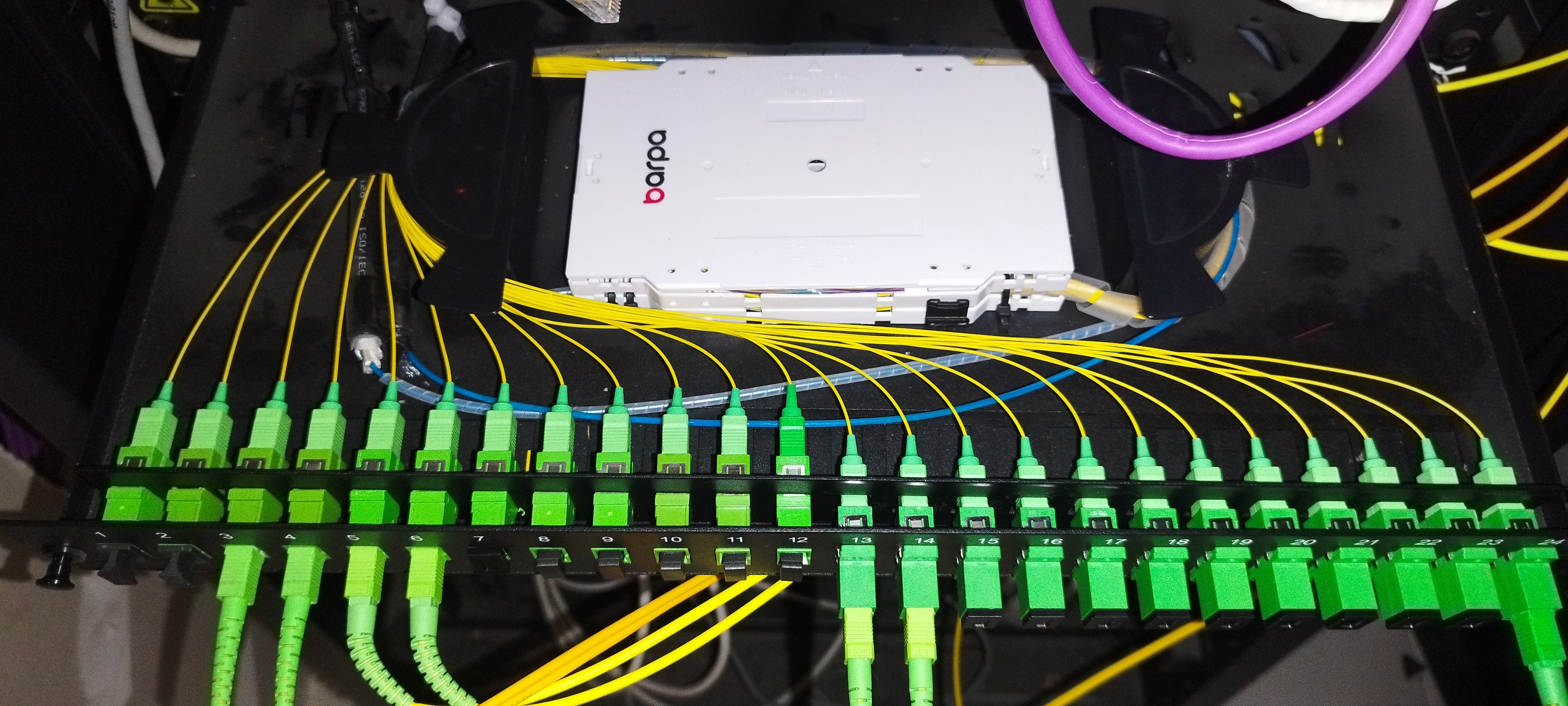 Trabalho de fibra ótica